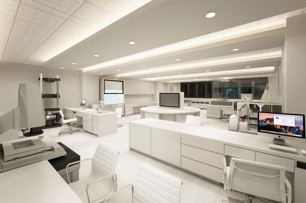 簡約科技風的實驗室-商業空間設計/台北商業空間設計