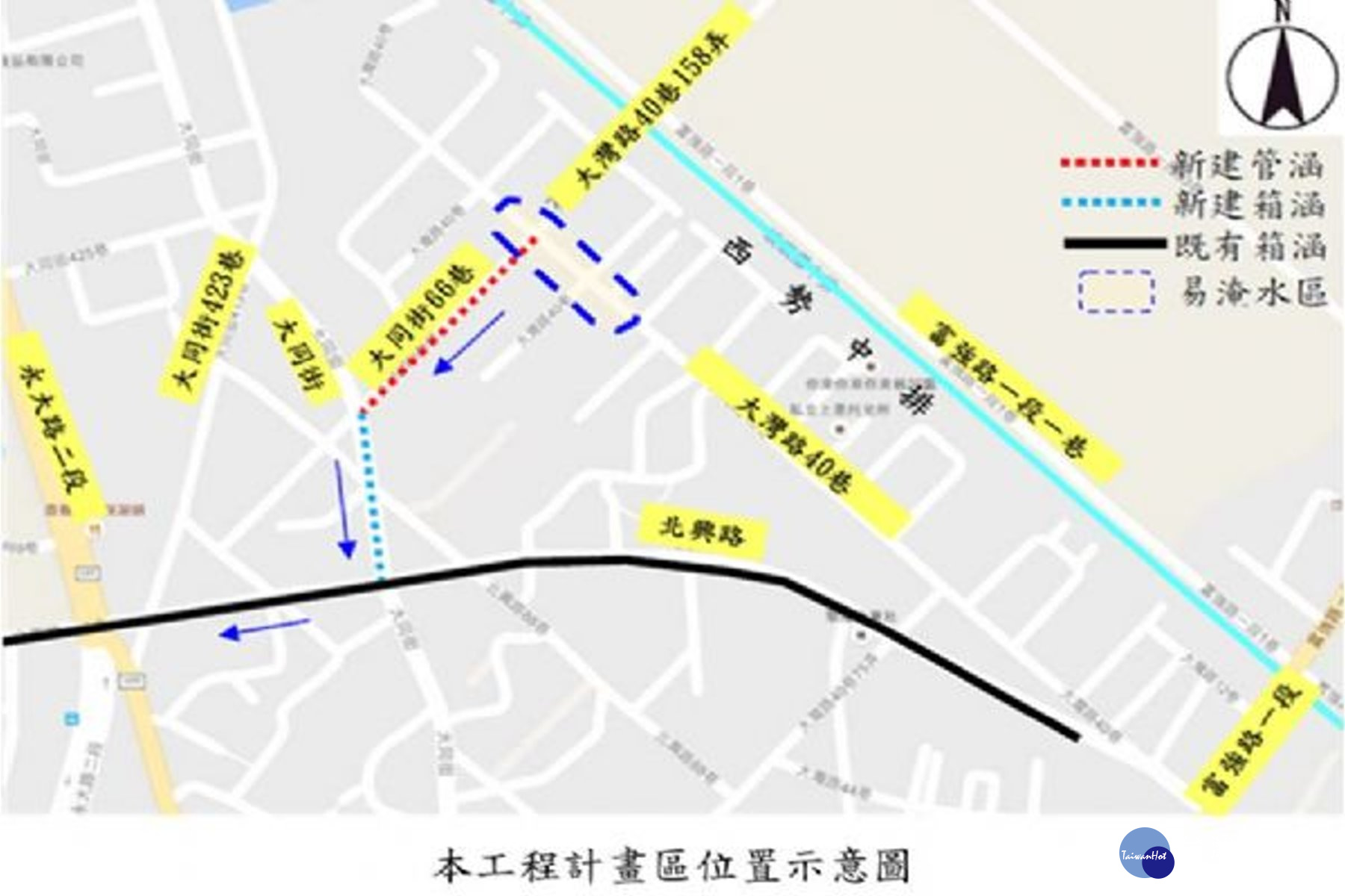 解決淹水之苦　南市斥資1500萬改善永康大灣路40巷排水工程