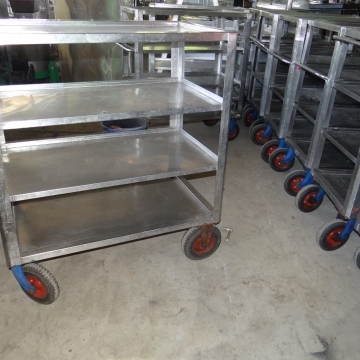 二手白鐵推菜車