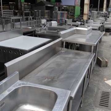 不鏽鋼水槽工作台(二