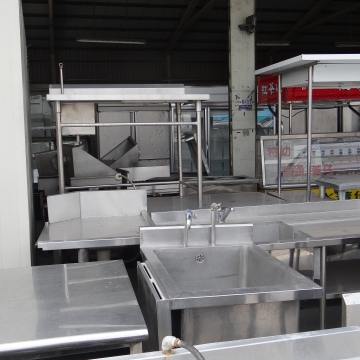 不鏽鋼水槽工作台(三