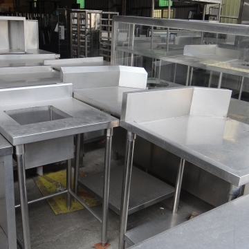 不鏽鋼水槽工作台(四