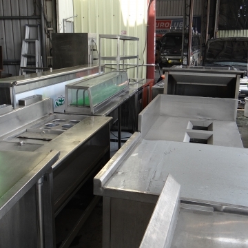 不鏽鋼水槽工作台(七