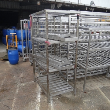 不鏽鋼水槽工作台(九