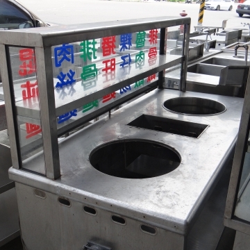 不銹鋼煮麵攤車