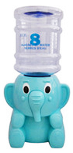 萬興淨水-8杯裝 迷你飲水機-藍色小象 有多種可愛動物任選個人、居家、學生、宿舍專用