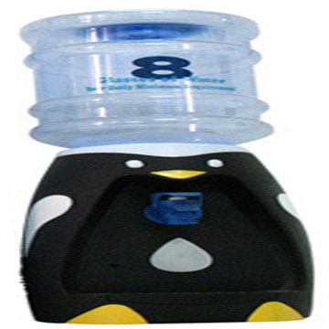 8杯裝迷你飲水機-黑色企鵝飲水機 個人專屬桌上型飲水機
