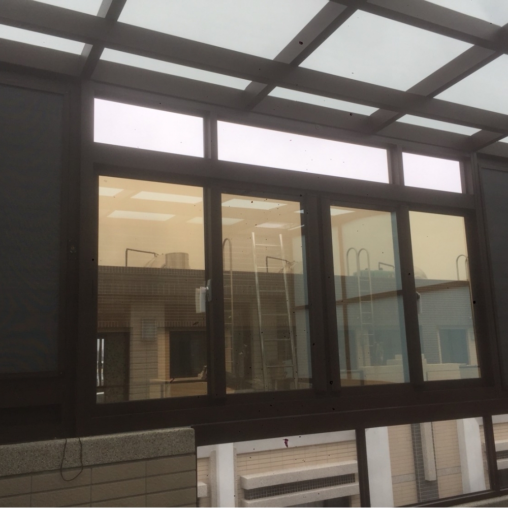 台中不銹鋼玻璃採光罩-冠宇