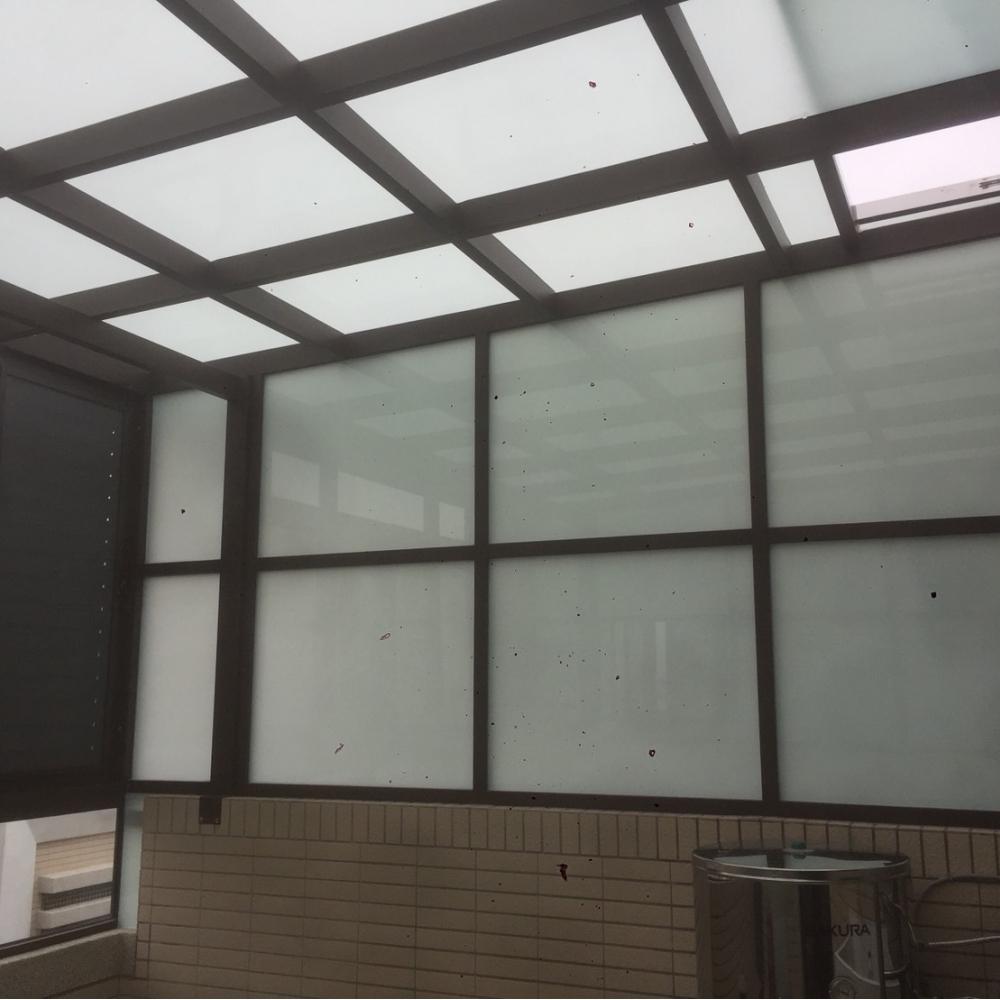 台中不銹鋼玻璃採光罩-冠宇