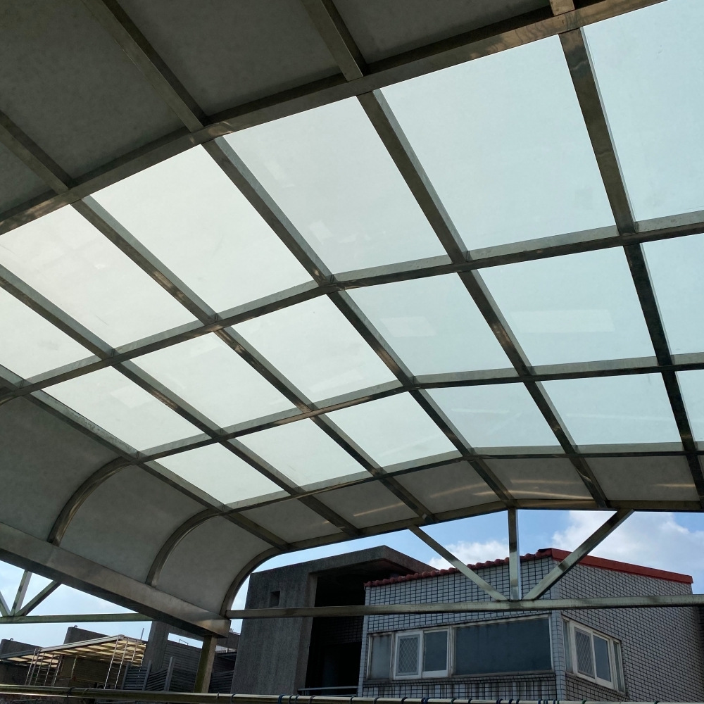 PC板採光罩更換膠合