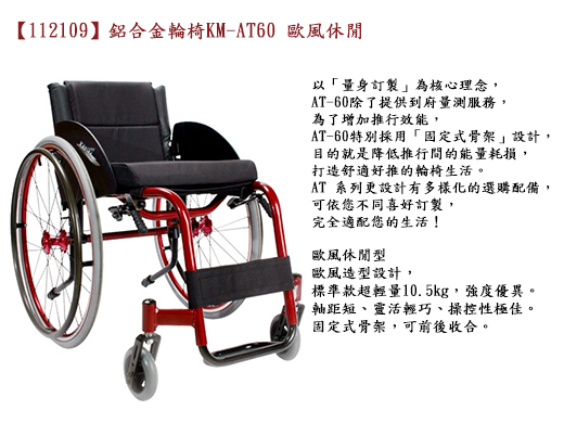行動輔助用品-鋁合金輪椅