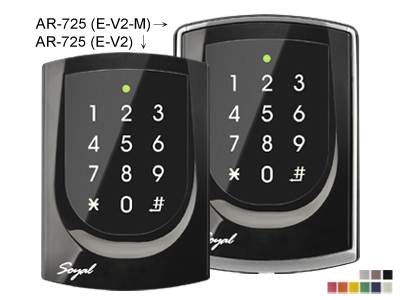 AR-725(E-V2/E-V2-M) 觸控式背光雙頻門禁控制器