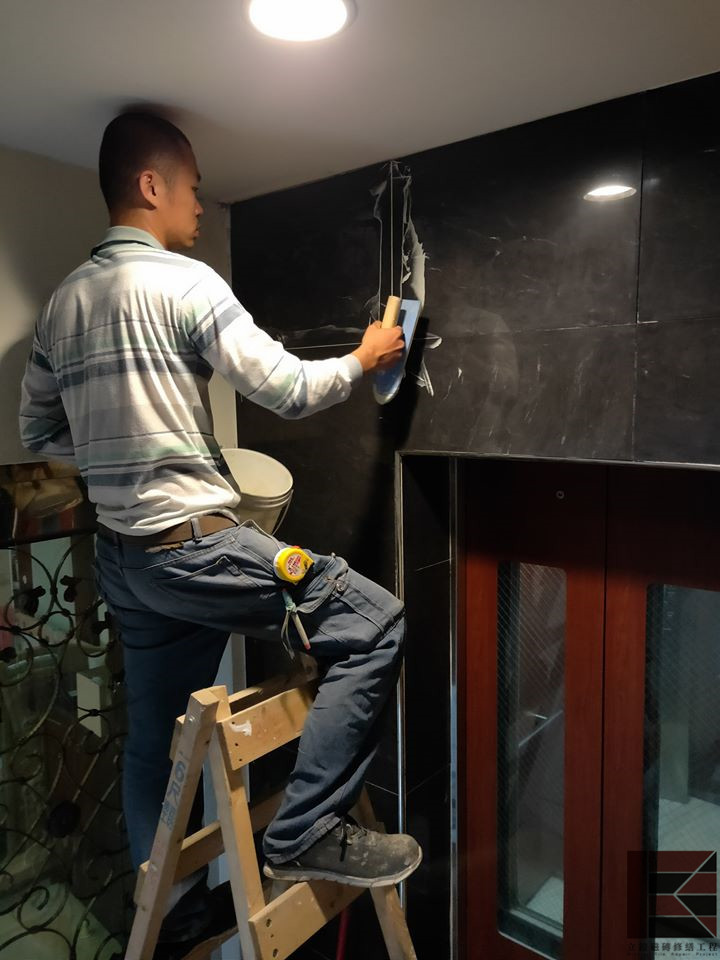 新竹牆壁磁磚隆起修補