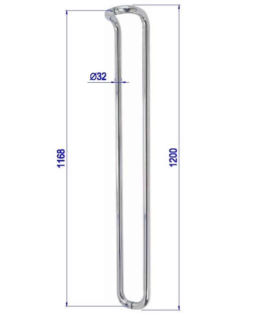 造型玻璃門把手PK-H-166