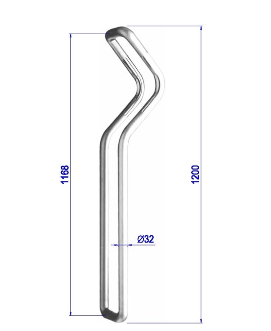 造型玻璃門把手PK-H-167