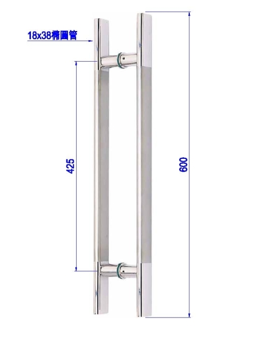 造型玻璃門把手PK-H-133