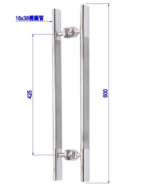 造型玻璃門把手PK-H-134