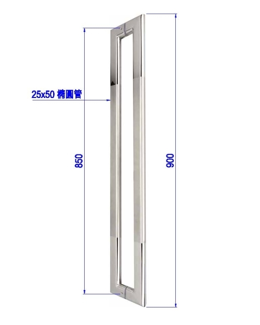 造型玻璃門把手PK-H-143