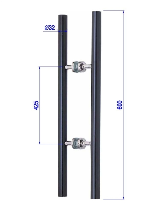 造型玻璃門把手PK-H-150
