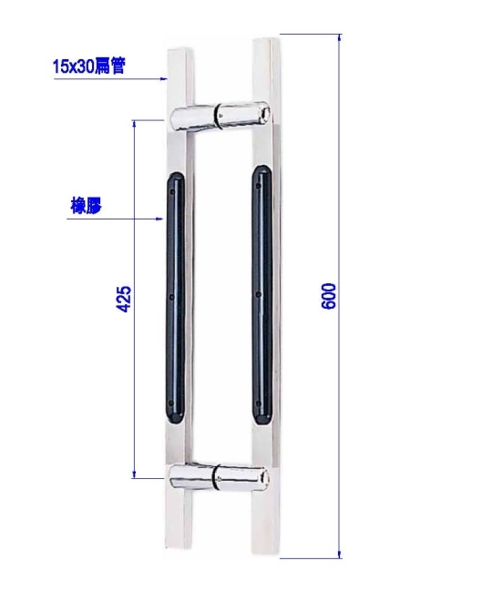 造型玻璃門把手PK-H-154