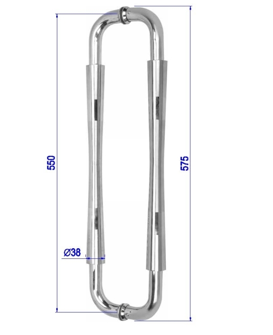 造型玻璃門把手PK-H-208