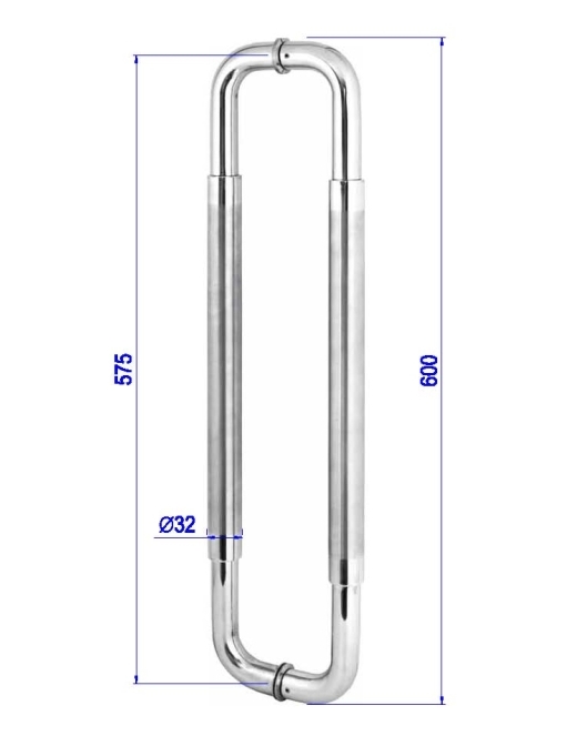 造型玻璃門把手PK-H-208A