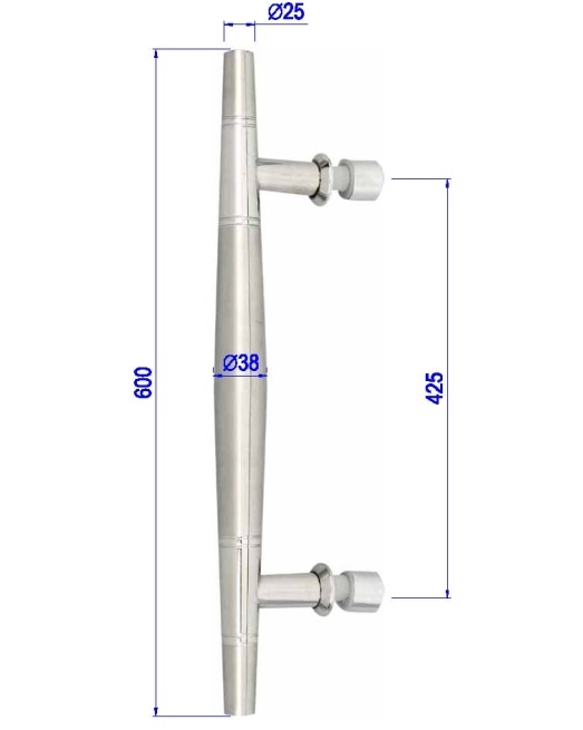 造型玻璃門把手PK-H-211