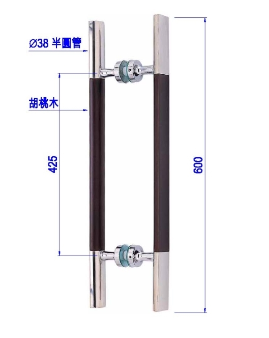 玻璃門實木把手PK-H184