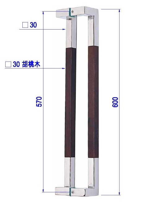 玻璃門實木把手PK-H192