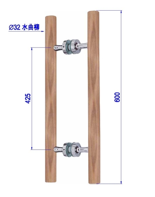 玻璃門實木把手PK-H220