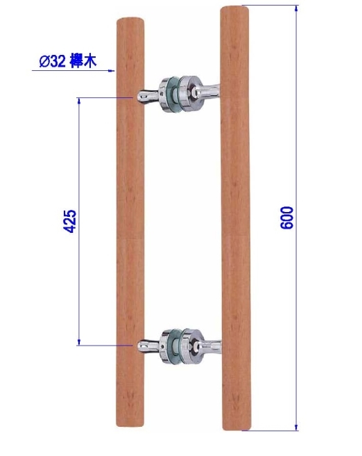 玻璃門實木把手PK-H221