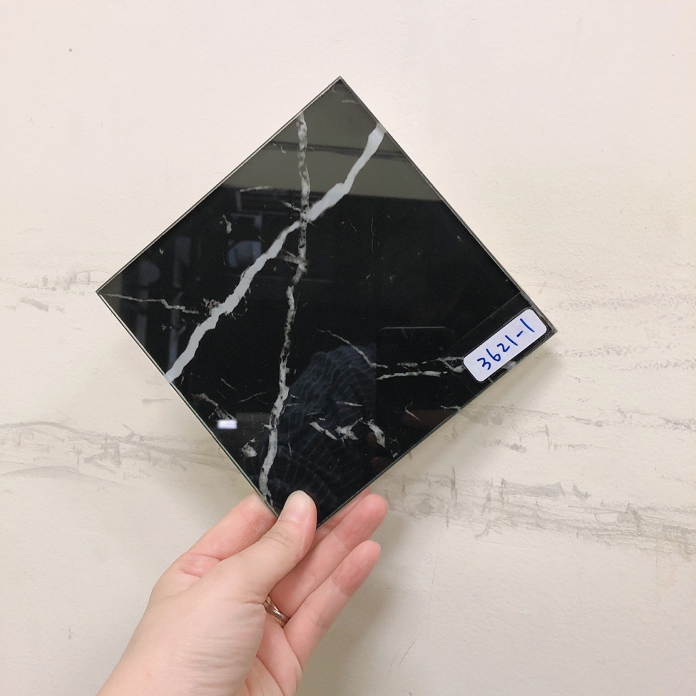 數位噴繪玻璃-大理石紋&木紋2