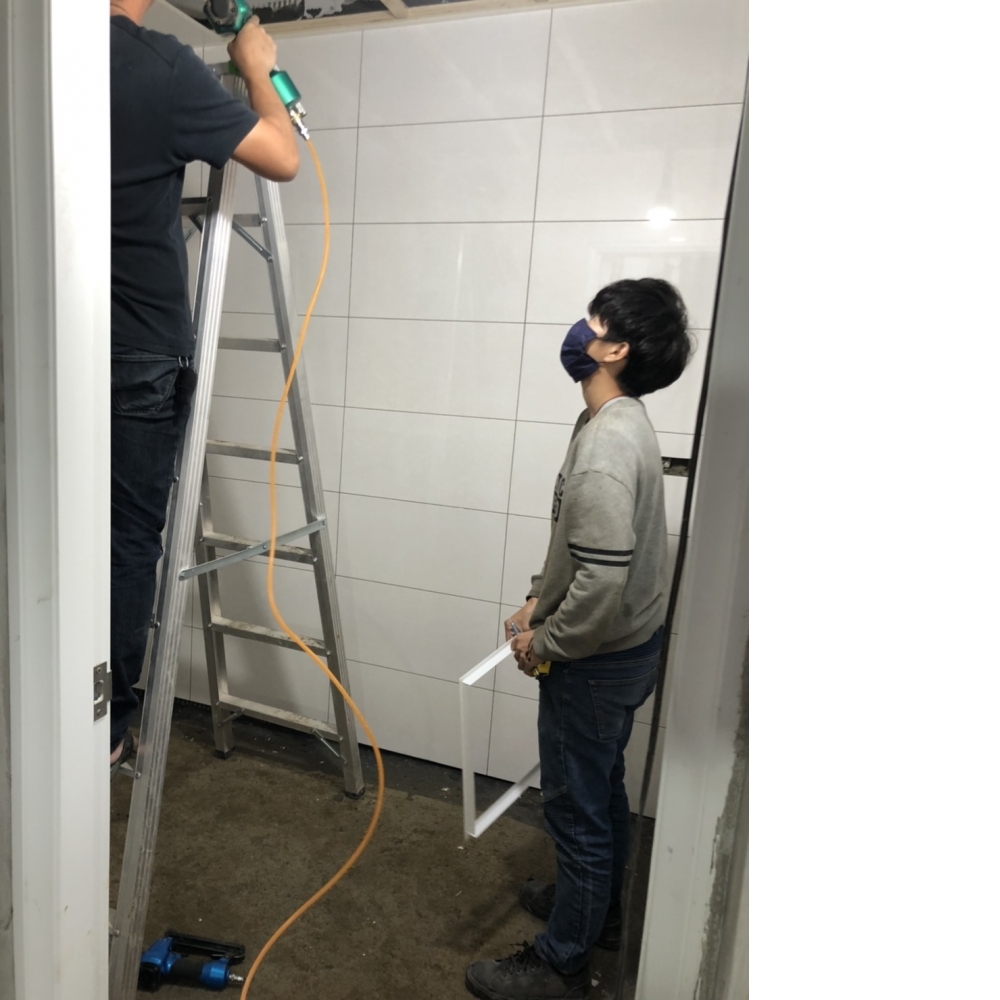 新建廁所隔間工程-桃園老屋翻新