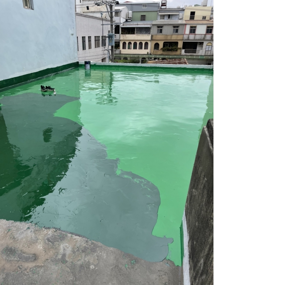 大園區透天頂樓地坪pu防水工程