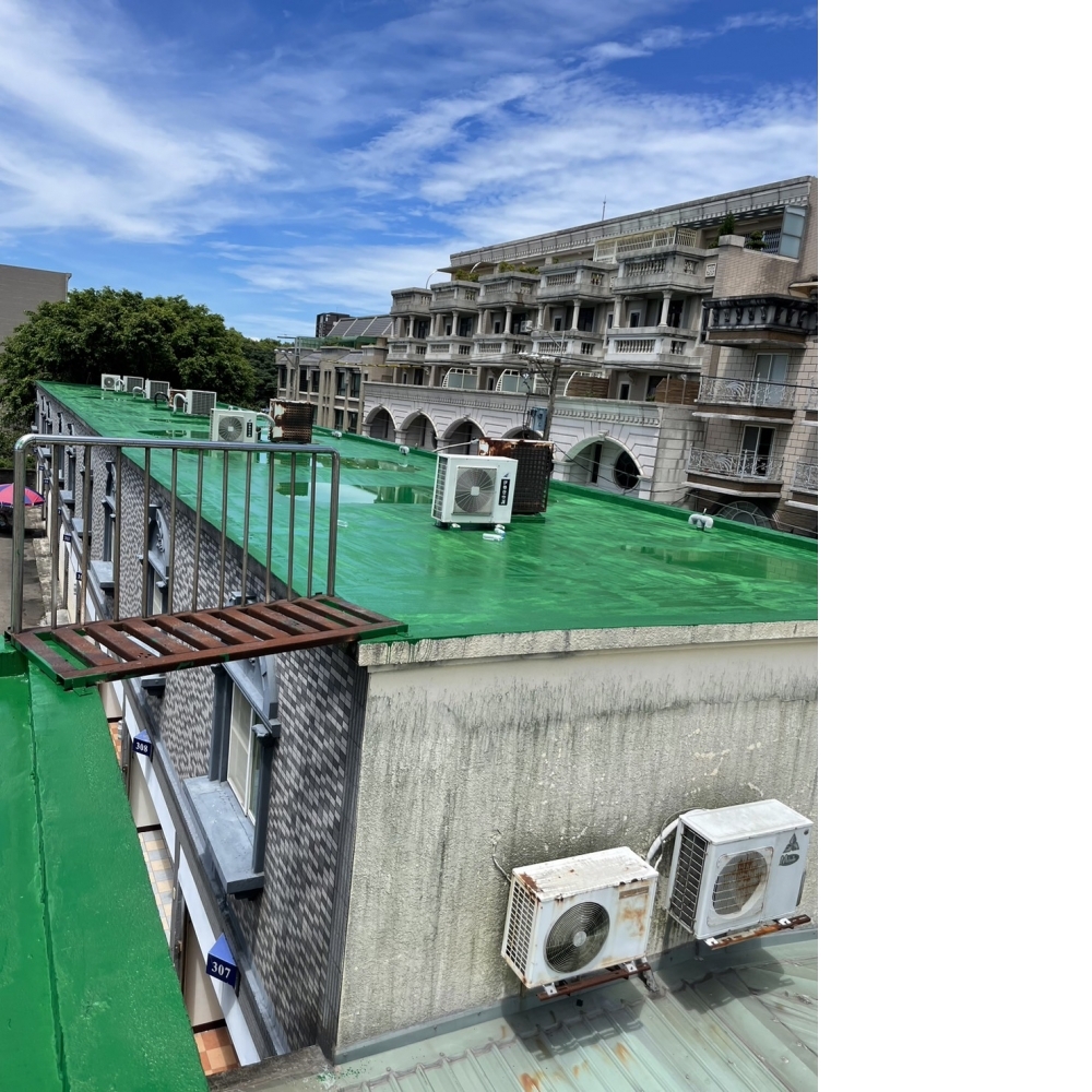 大溪區汽車旅管頂樓防水工程