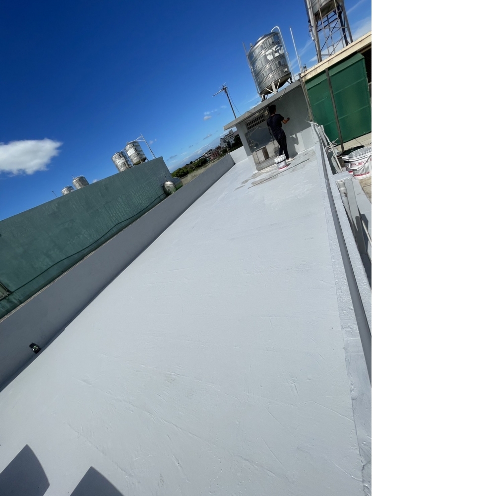 中壢區頂樓防水工程貼附抗裂網 批覆抗裂網