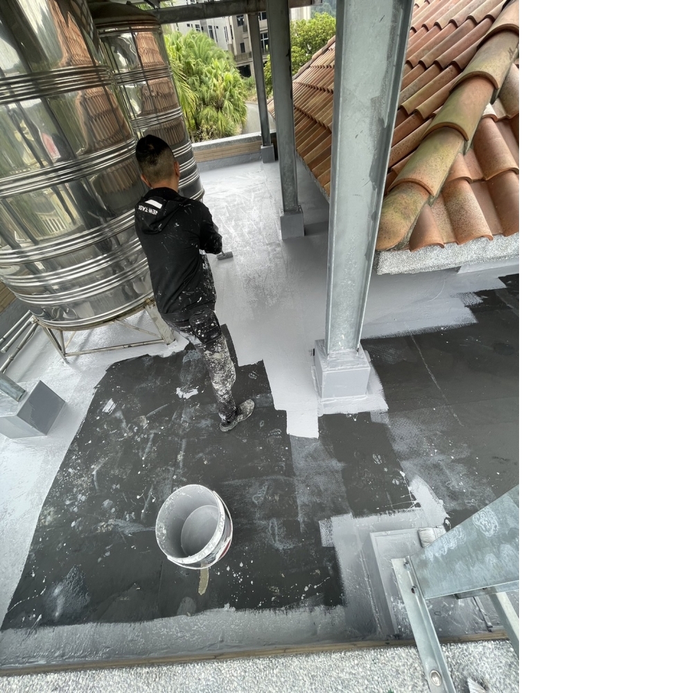 大溪區咖啡店頂樓防水工程