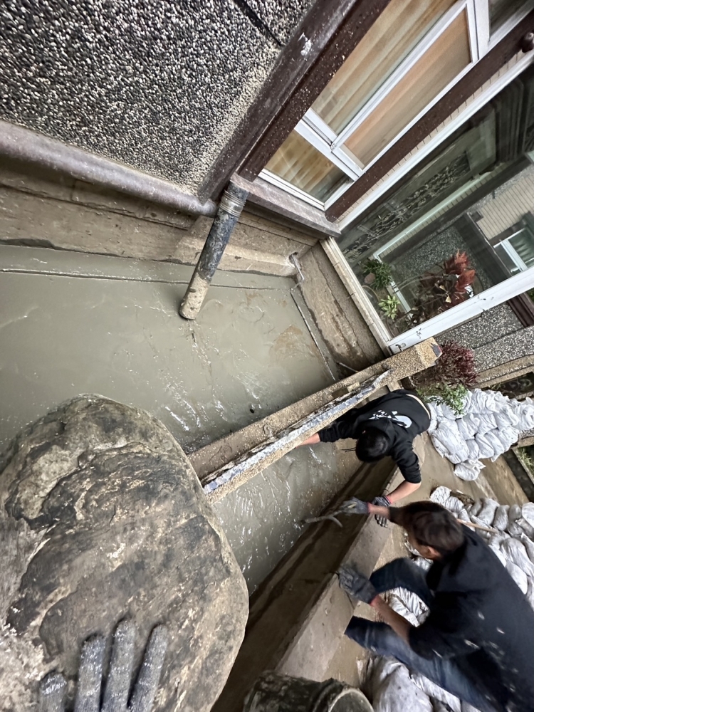 桃園區社區11座花圃挖除回填防水工程