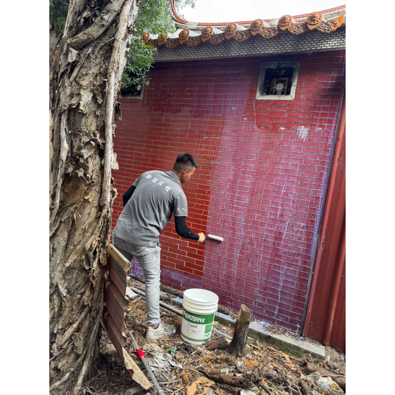 桃園區宏昌十三街土地公廟防水工程