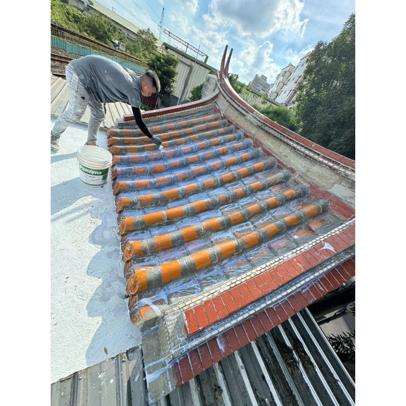 桃園區宏昌十三街土地公廟防水工程