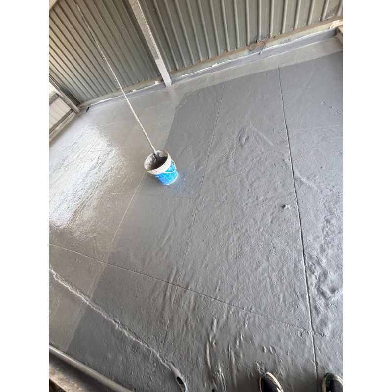 楊梅區頂樓 後外牆鷹架防水工程