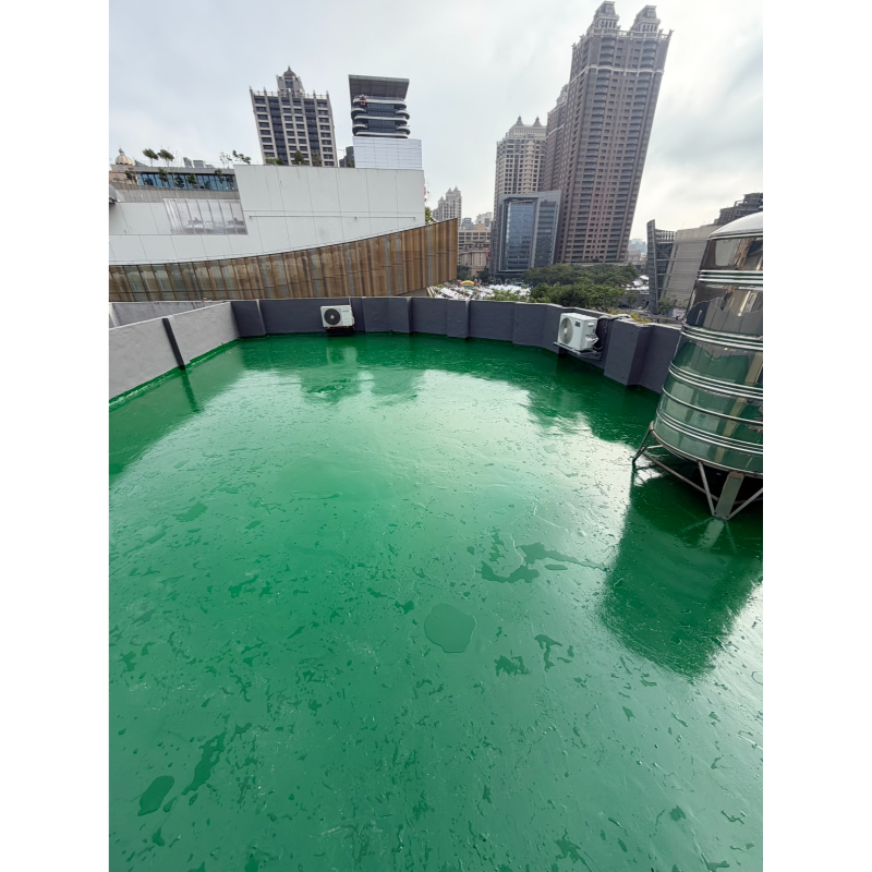 食品工程頂樓舊有pu清除新作pu防水工程