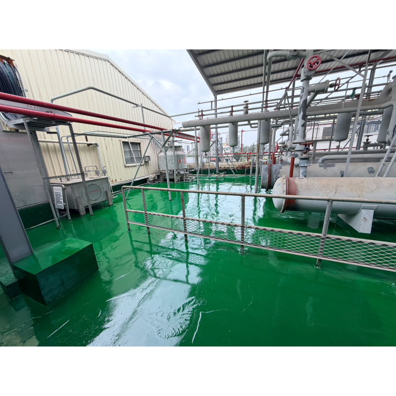 食品工程頂樓舊有pu清除新作pu防水工程