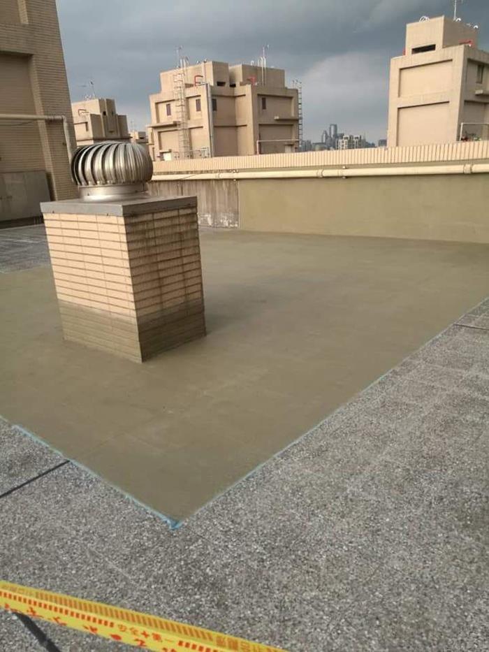 屋頂地坪防水作業