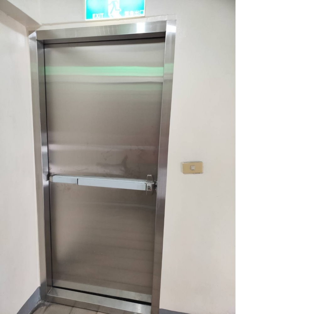 平鎮社區大樓防火門更/F60A不鏽鋼防火門/F60A遮煙烤漆防火門/符合建築法規&消防法規