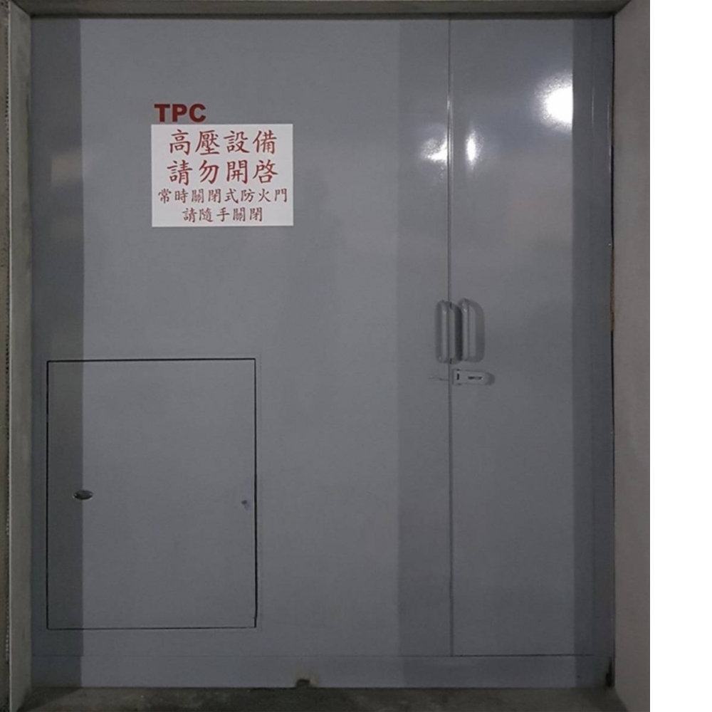防火門系列-台電受電室橫拉門