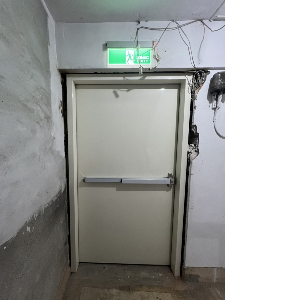 台北市大安區大廈逃生空間更新防火門/F60A素面烤漆防火門/符合建築法規&消防法規