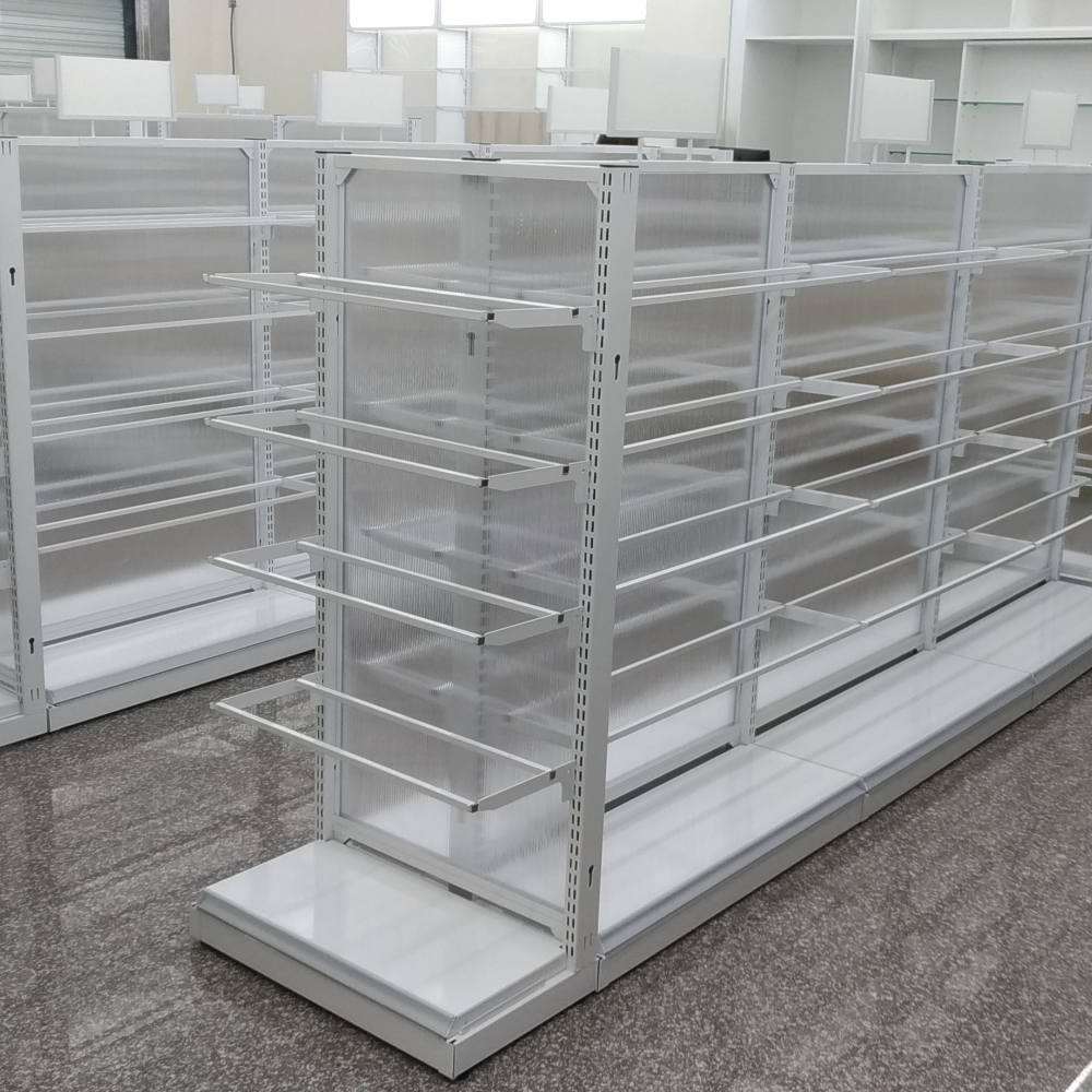 玻璃架+燈箱+抽屜