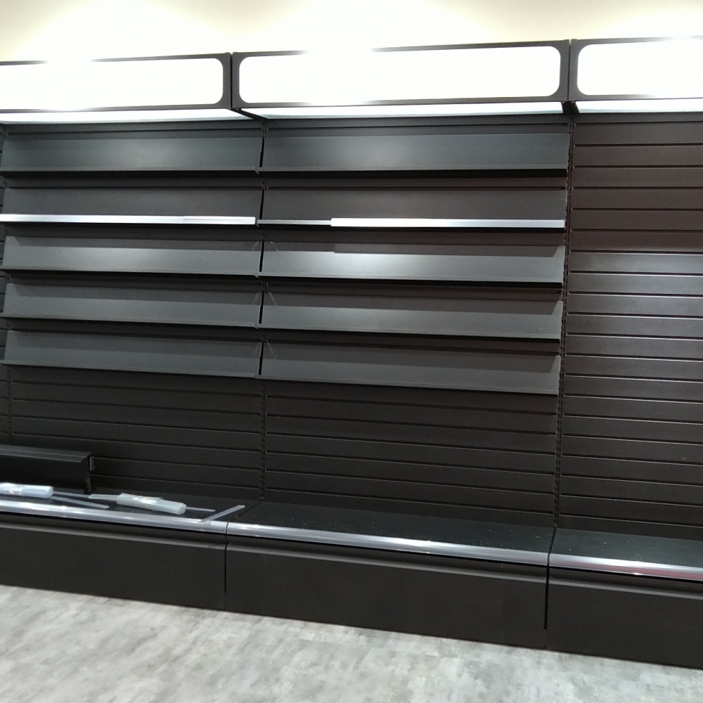 槽板架+燈箱+抽屜