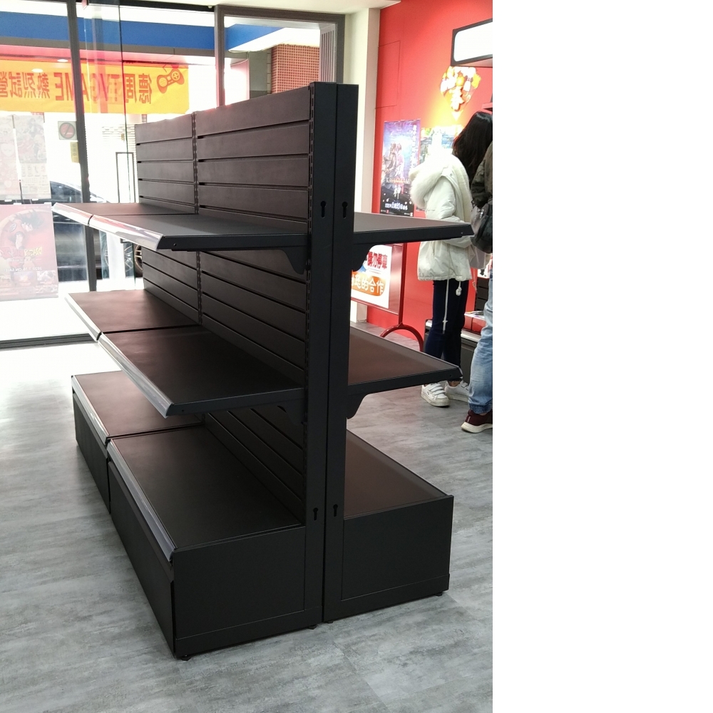 槽板架+燈箱+抽屜